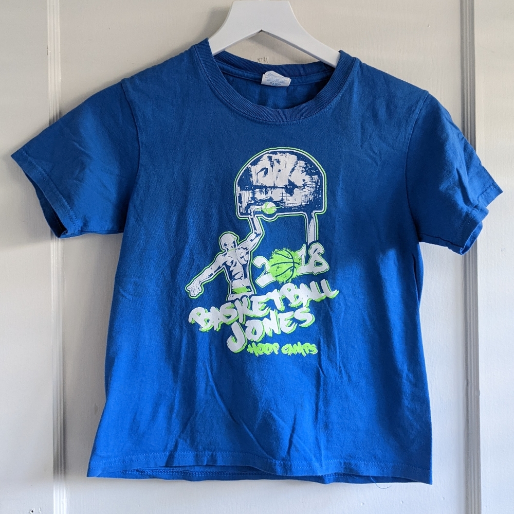 Boys Braphic Basketball Camp Tee